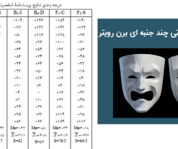 پرسشنامه تست روانشناسی شخصیت برن رویتر