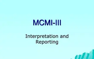 MCMI